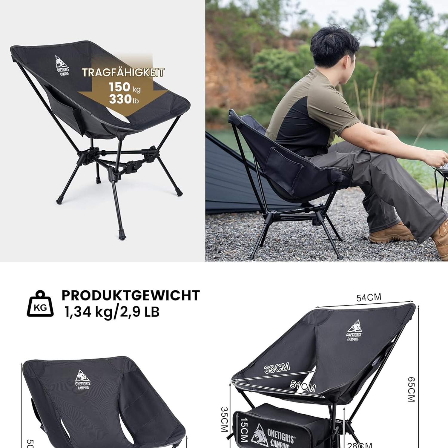 OneTigris Folding Camping Chair