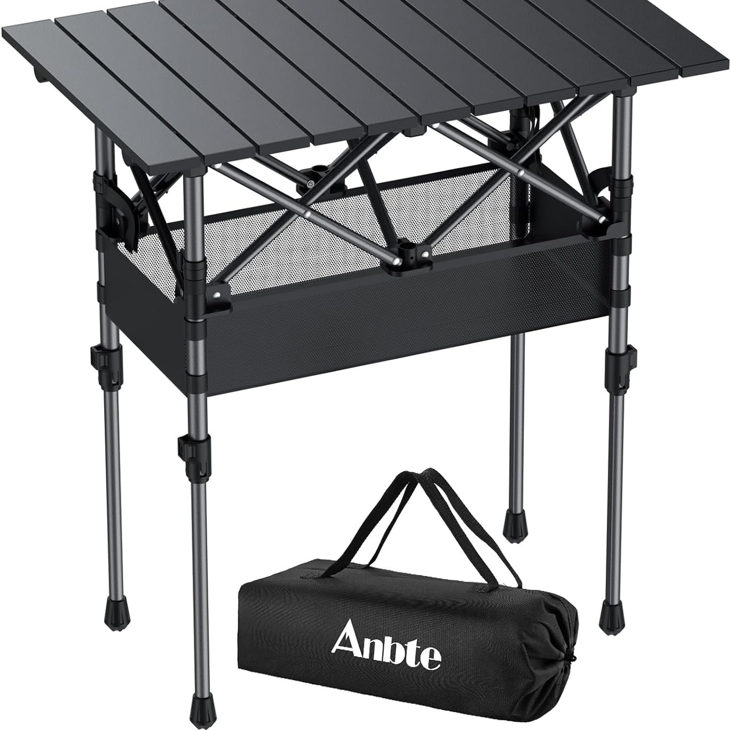 Anbte Roll Top Camping Table (3ft, Two Heights): image 2