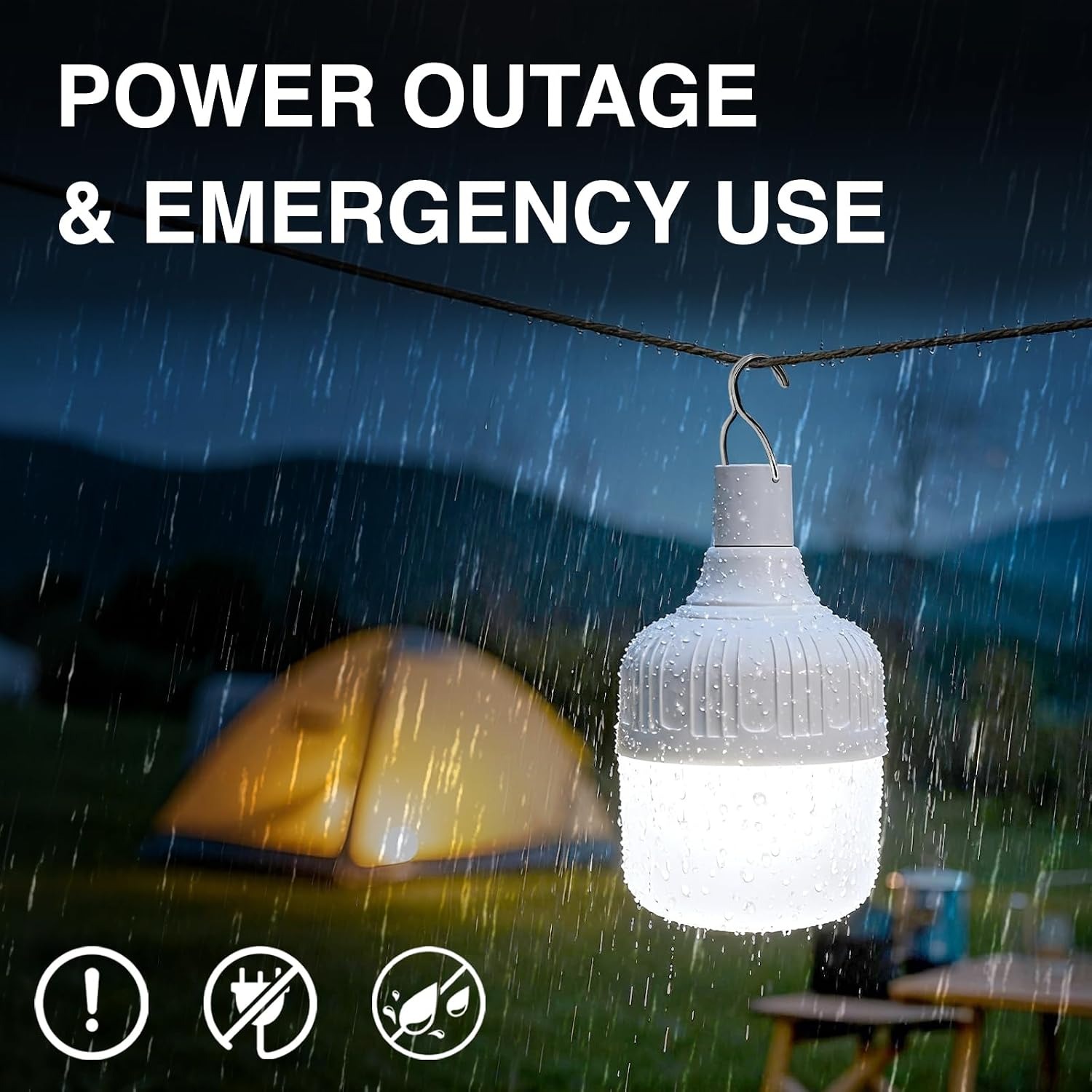 LETOUR 5000 Lumen Rechargeable LED Camping Light