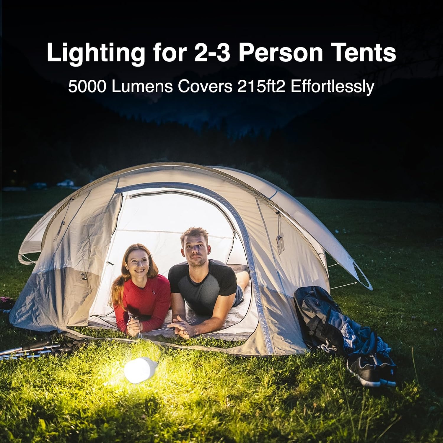 LETOUR 5000 Lumen Rechargeable LED Camping Light