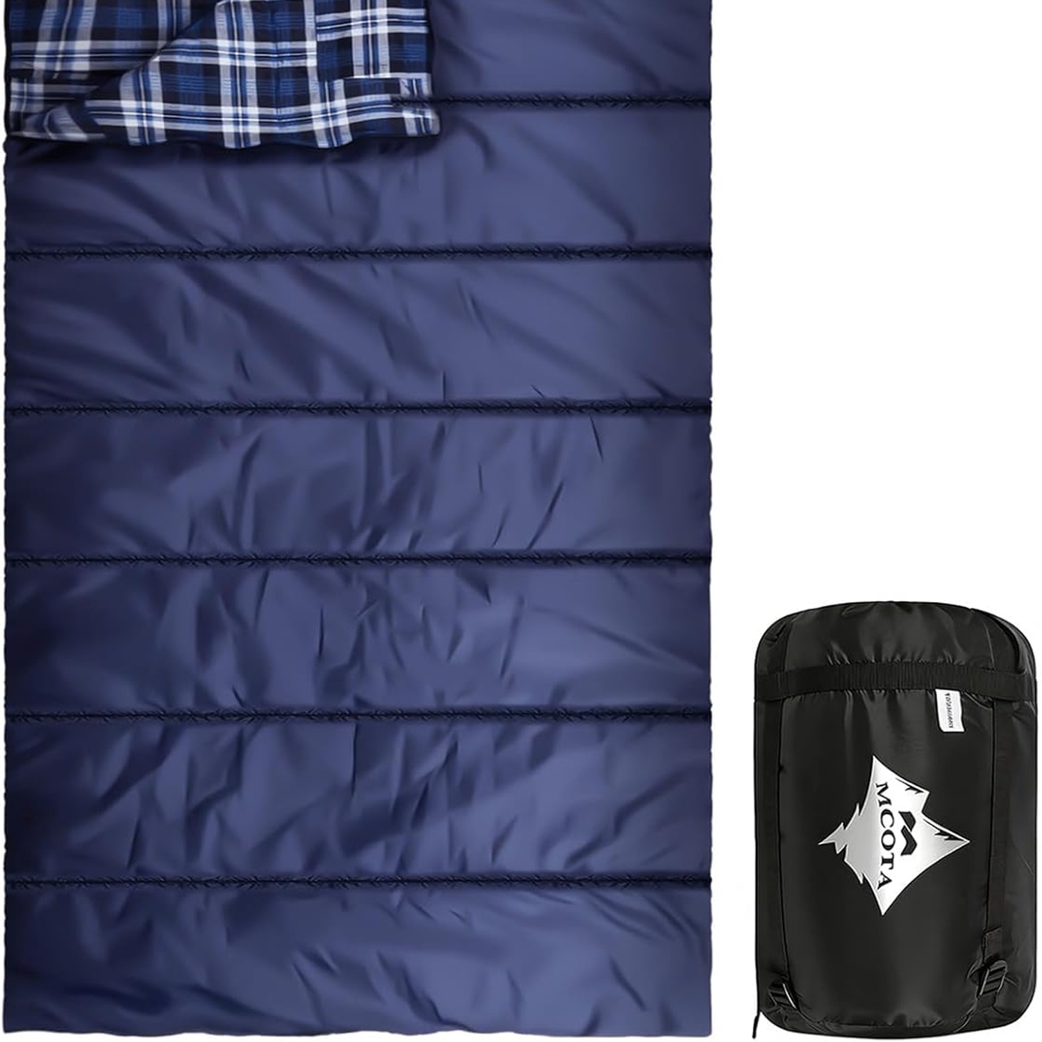 Mcota Cotton Flannel Lined Sleeping Bag (X-Large, 1 Person): image 8