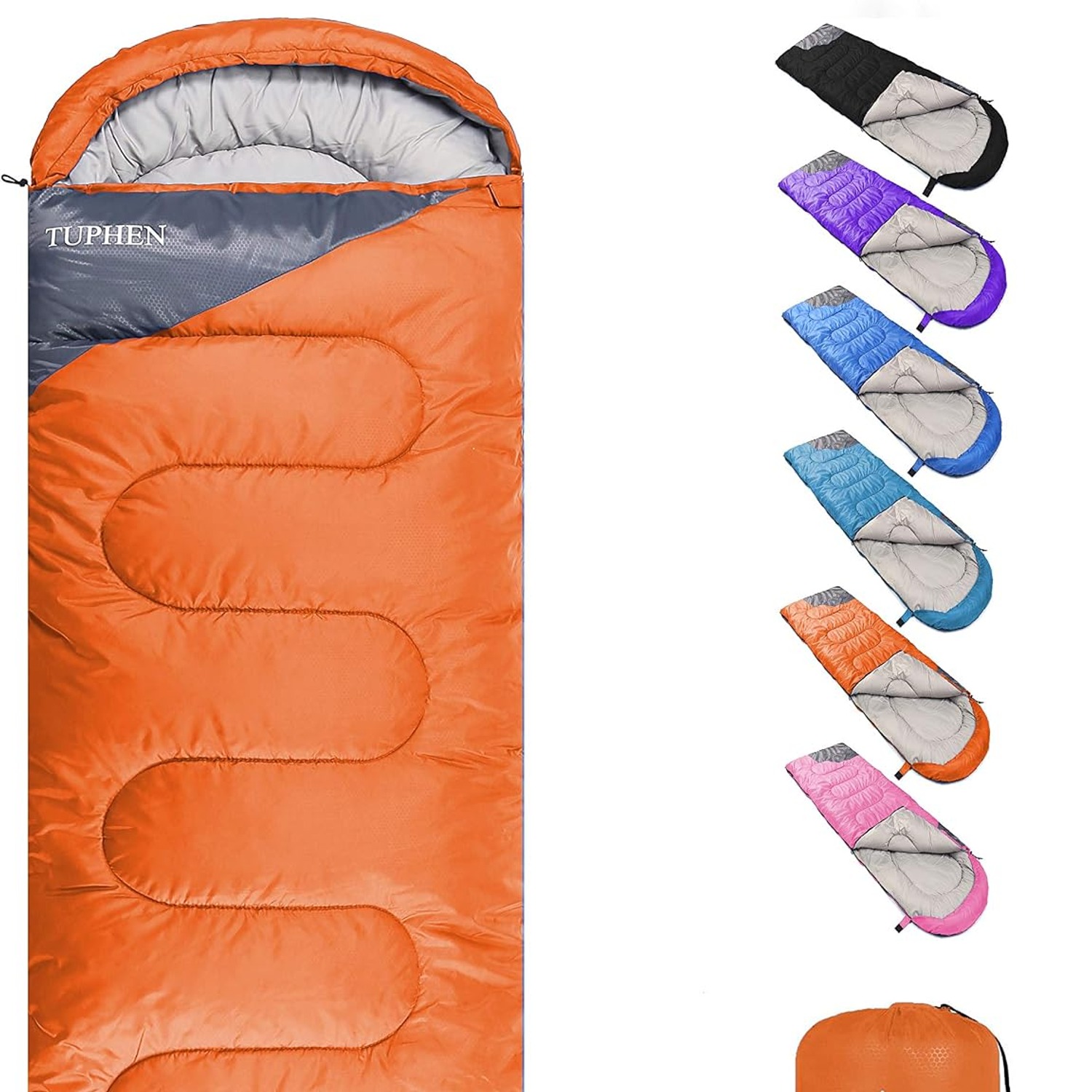 Kids Camping Sleeping Bag with Compression Carry Sack: image 9