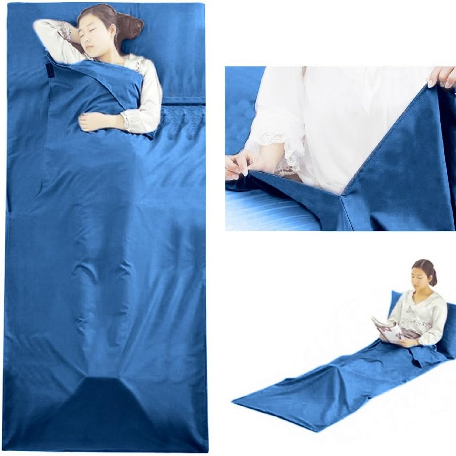 Lightweight Travel Sleeping Bag with Carry Bag: image 5