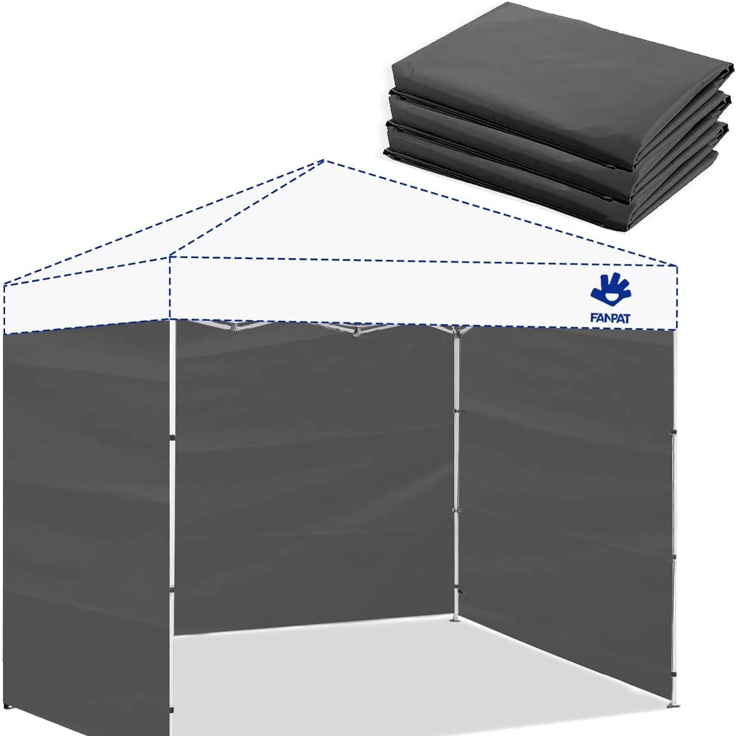 Gazebo Side Walls 3 Pack (3m Waterproof Polyester Panels)
