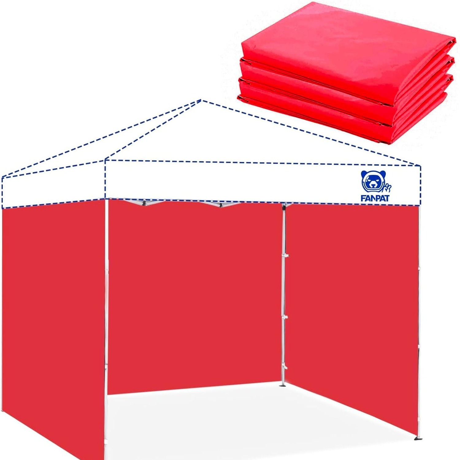 Gazebo Side Walls 3 Pack (3m Waterproof Polyester Panels)