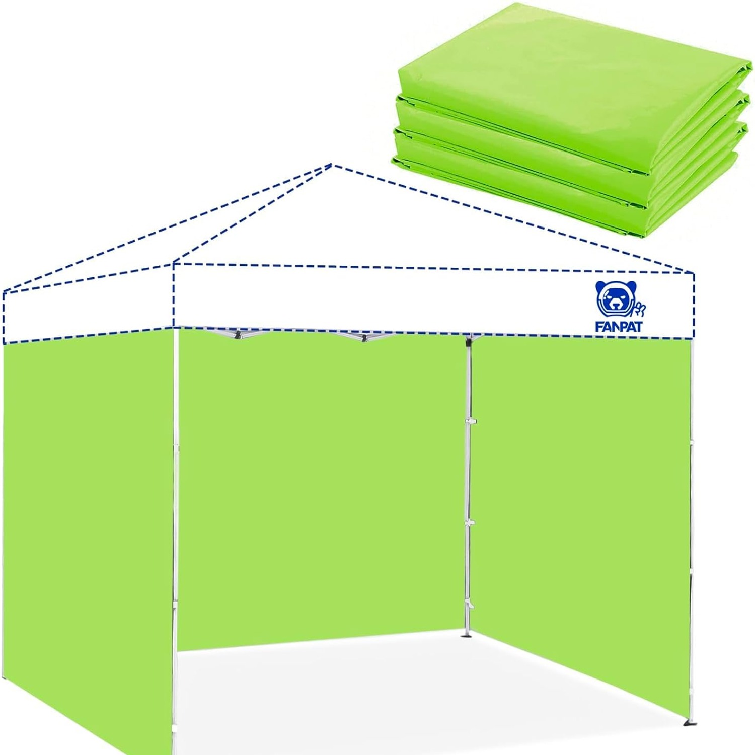 Gazebo Side Walls 3 Pack (3m Waterproof Polyester Panels): image 10